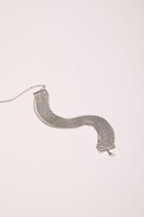Choker a fili multipli con strass