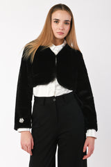 Bolero in faux fur