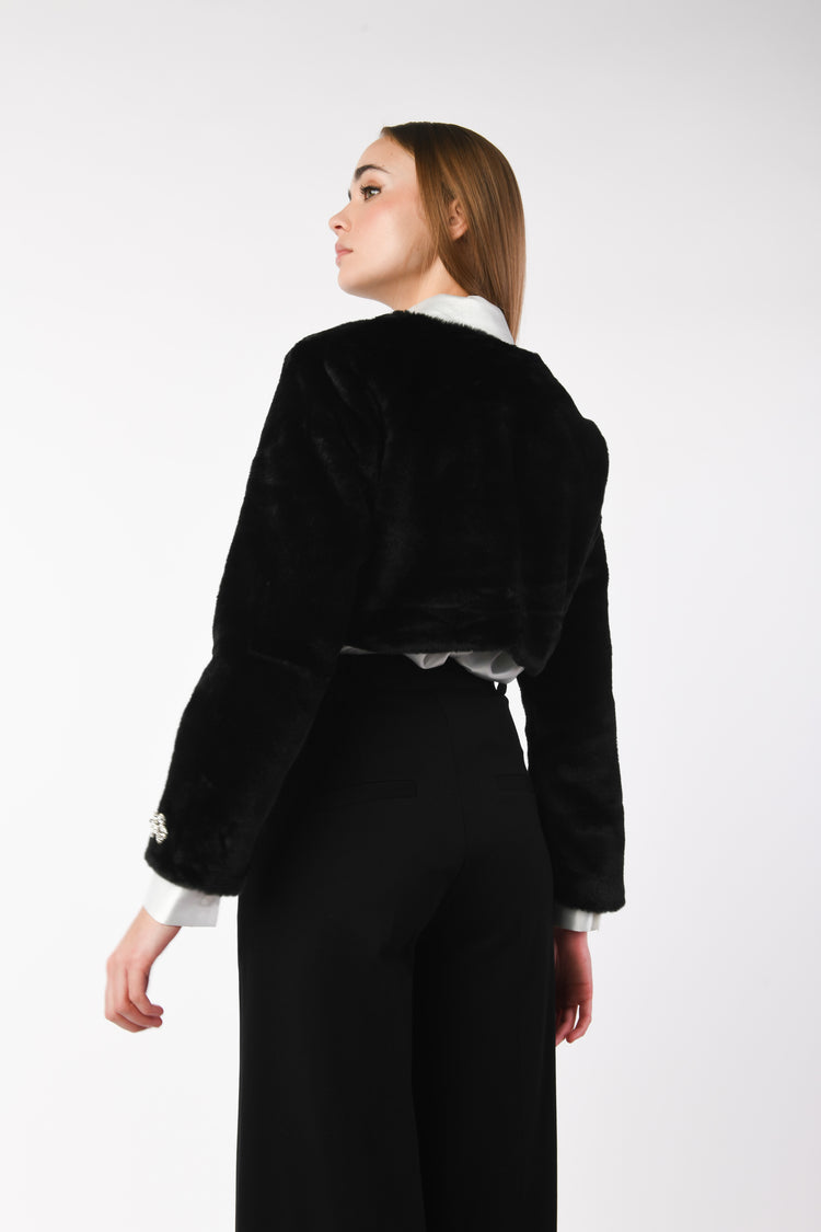 Bolero in faux fur