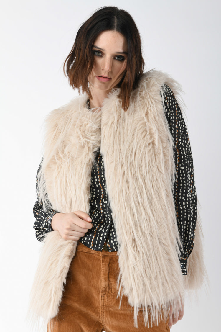 Gilet in faux fur