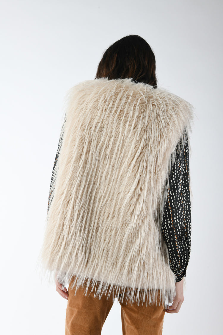 Gilet in faux fur