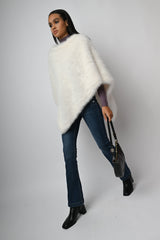 Poncho similpelliccia