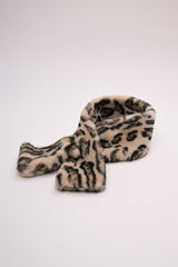 Sciarpa in faux fur animalier