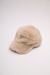 Cappello da baseball in faux fur