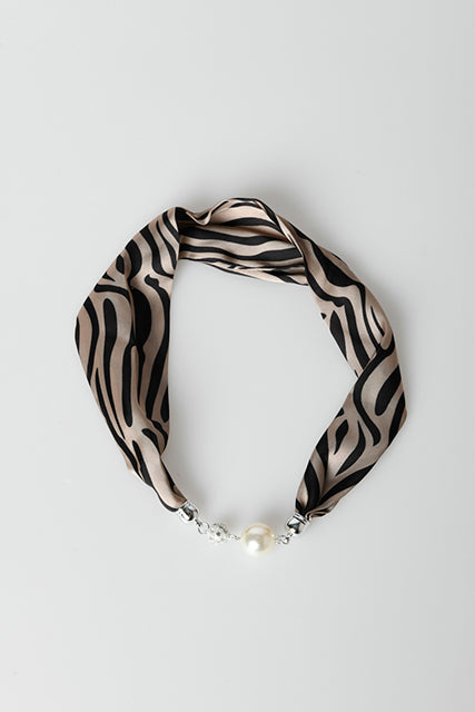 Foulard a stampa zebrata