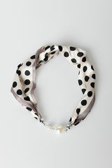 Foulard a stampa pois