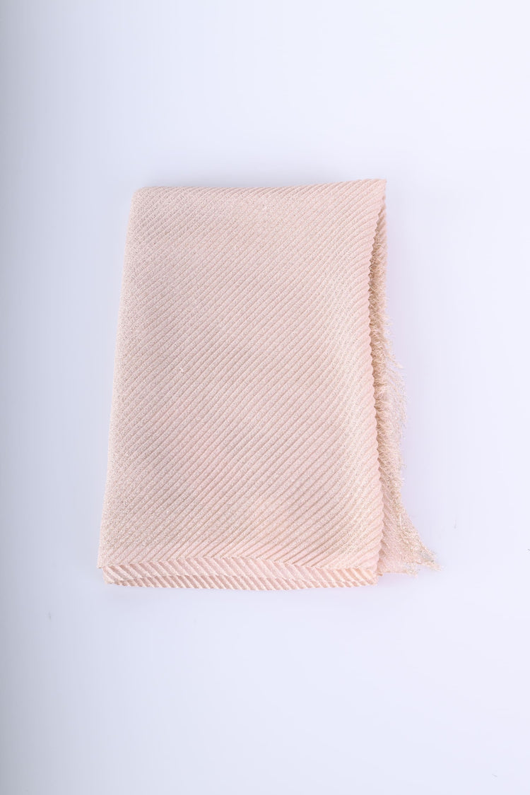 Sciarpa in plissé lurex