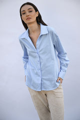 Camicia con bottoni gioiello