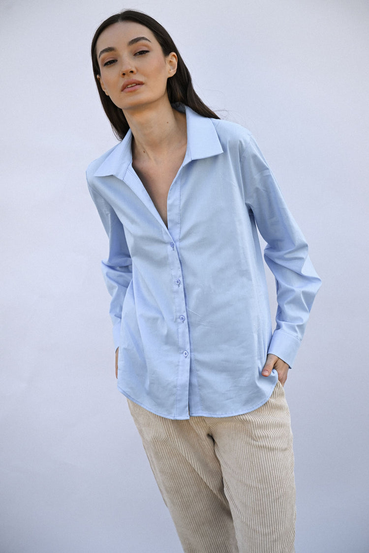 Camicia con bottoni gioiello