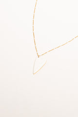 Collana con pendente a cuore bianco