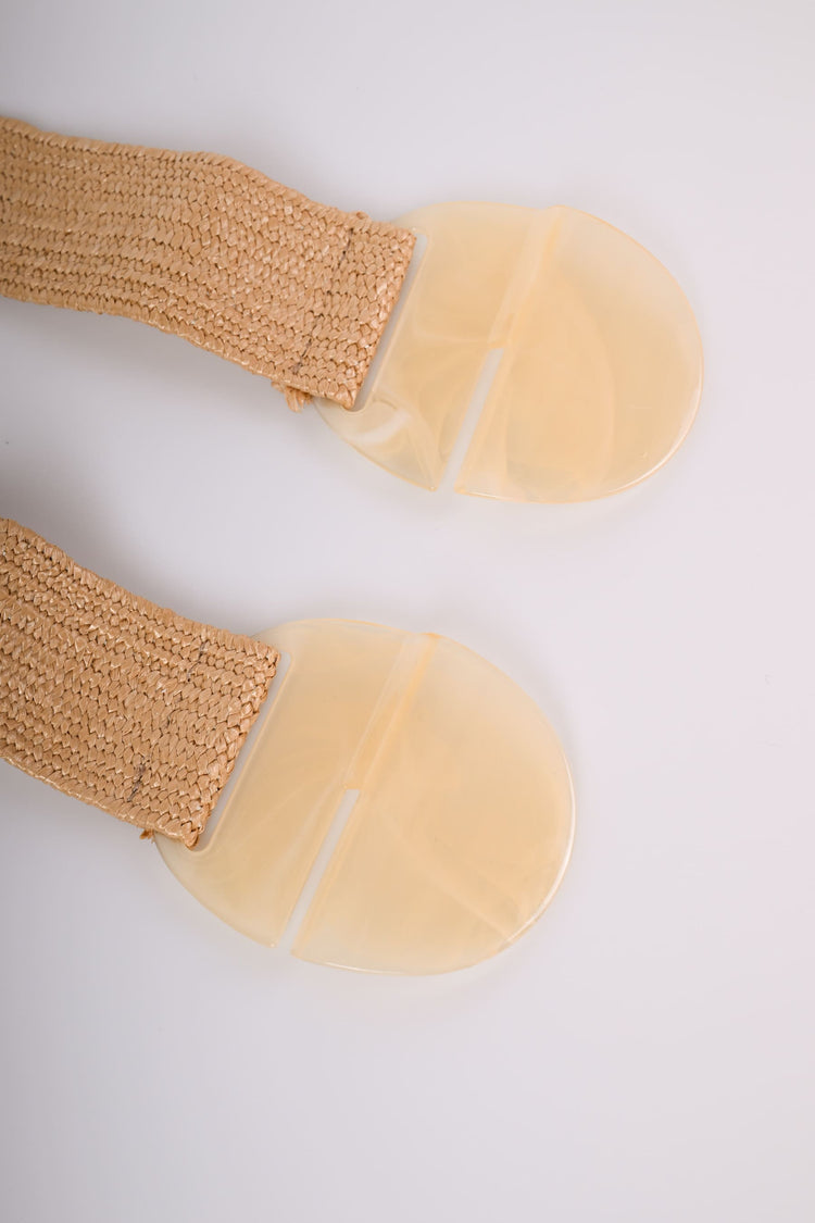 Cintura elastica con fibbia ovale