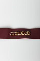Cintura a fascia con catenella
