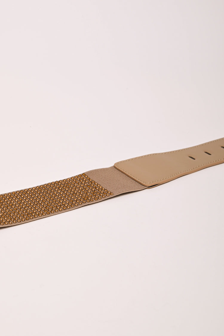 Cintura elastica con strass