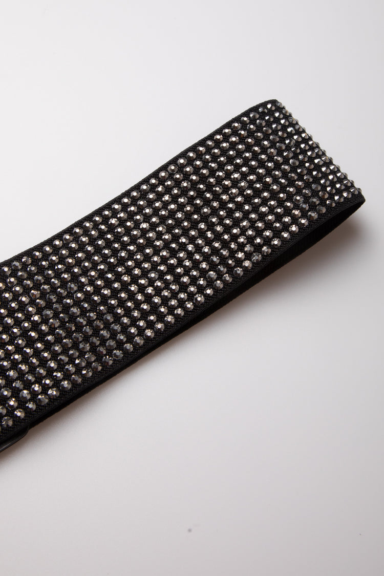 Cintura elastica con strass