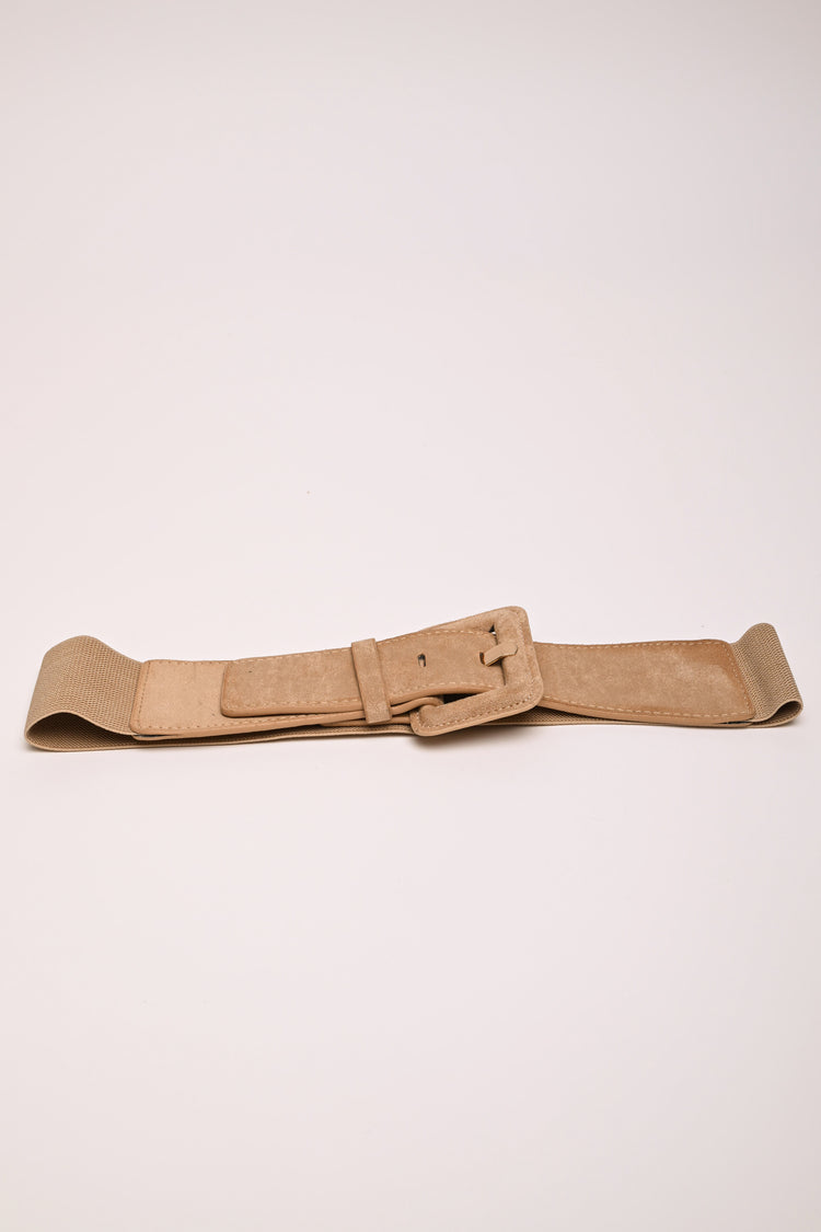 Cintura elastica in faux suede