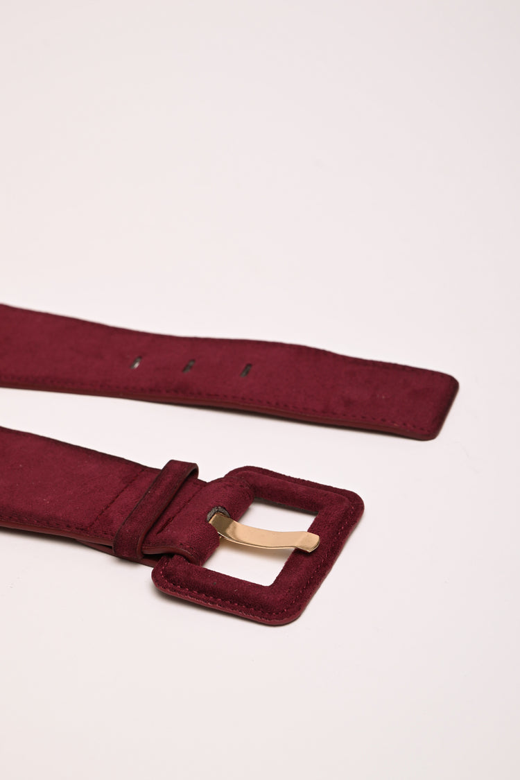 Cintura elastica in faux suede