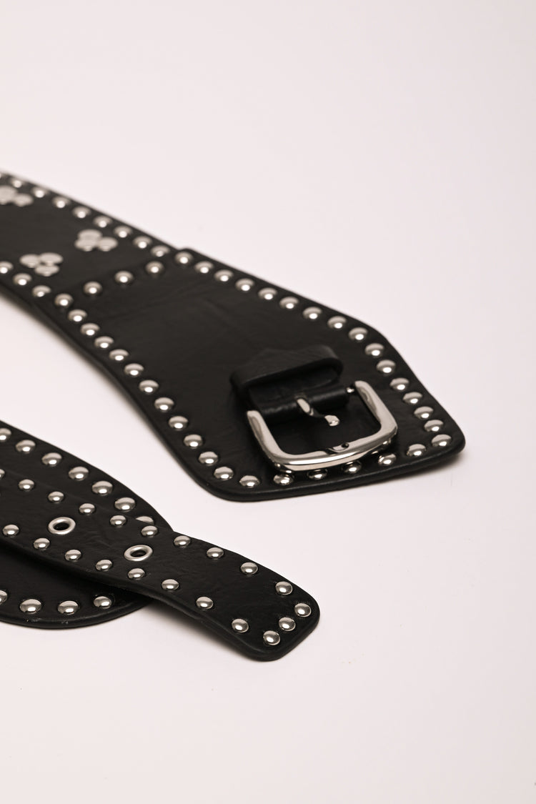 Cintura stile Texas con borchie