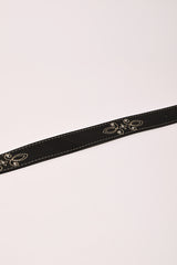 Cintura stile Texas con ricamo