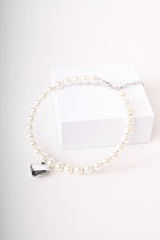 Collana con perle e cuore