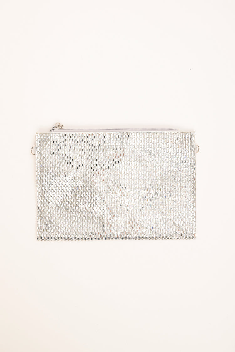 Pochette strass con cerchio