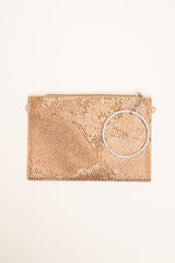Pochette strass con cerchio