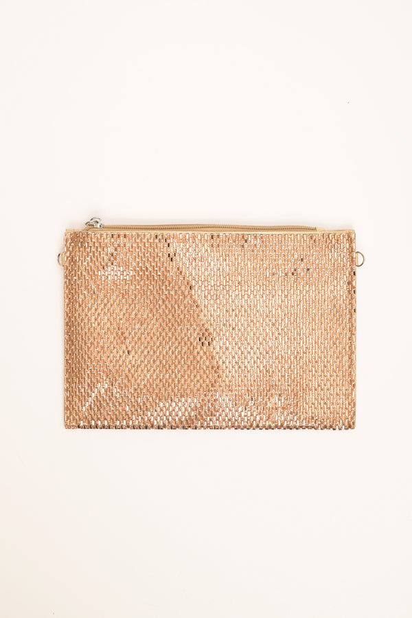 Pochette strass con cerchio