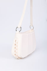 Borsa piccola con catena lungo il bordo
