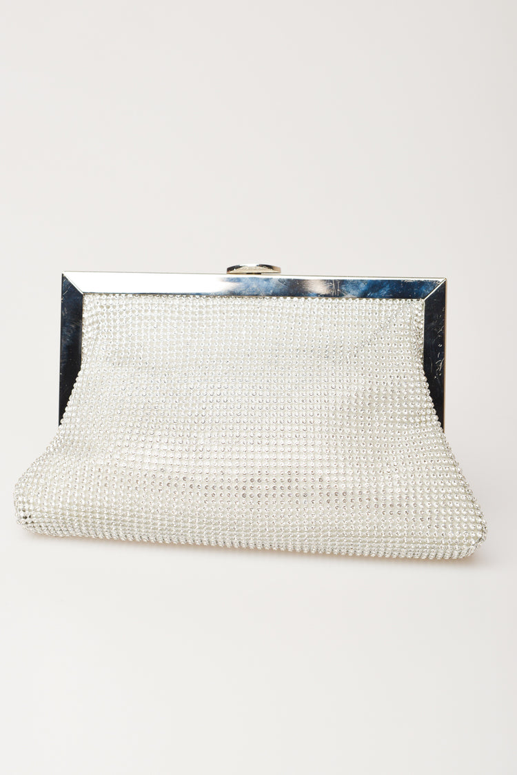 Pochette con strass