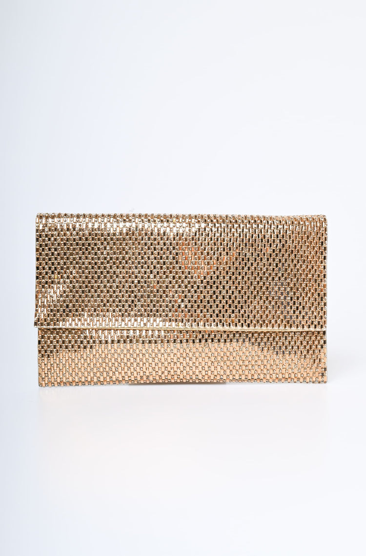 Pochette con strass