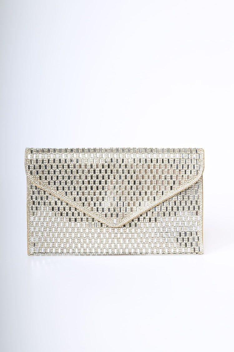 Pochette in strass