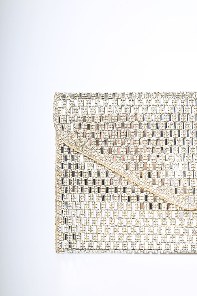 Pochette in strass