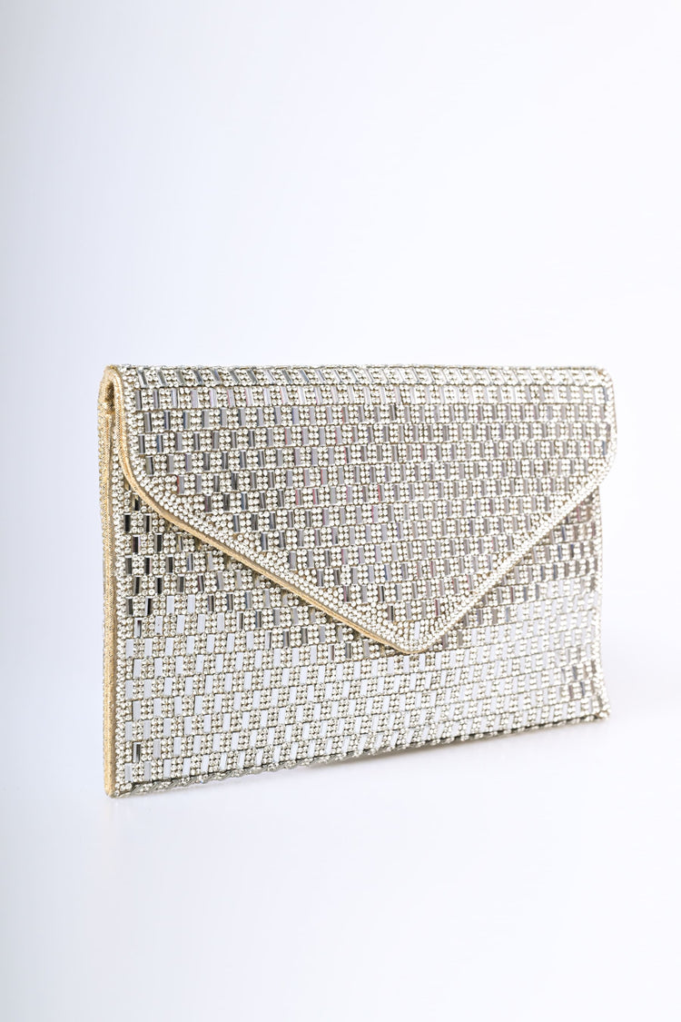 Pochette in strass