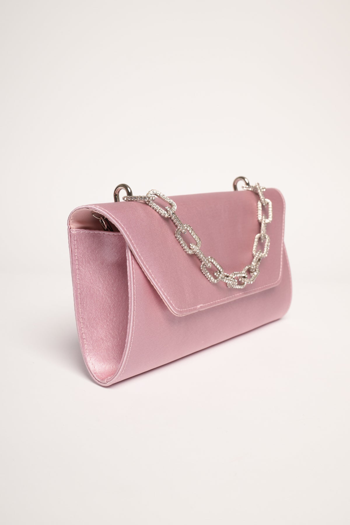 Pochette lucida manico strass