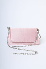 Borsa a mano con manico in strass