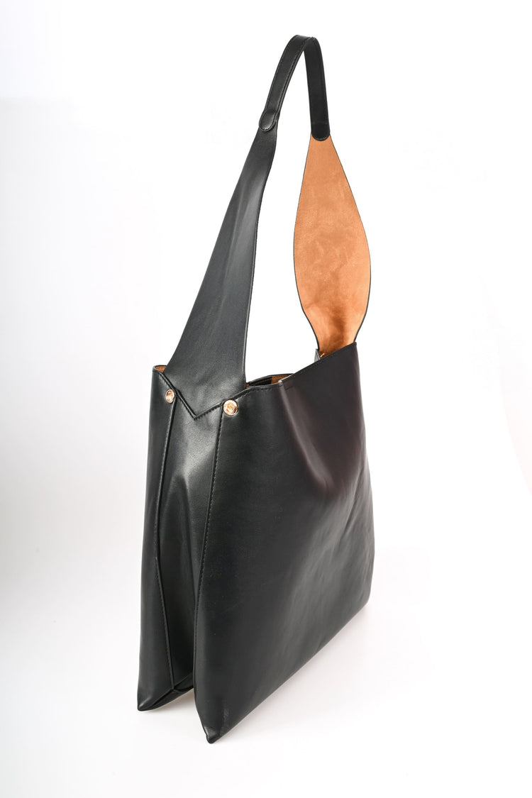 Borsa grande bicolore