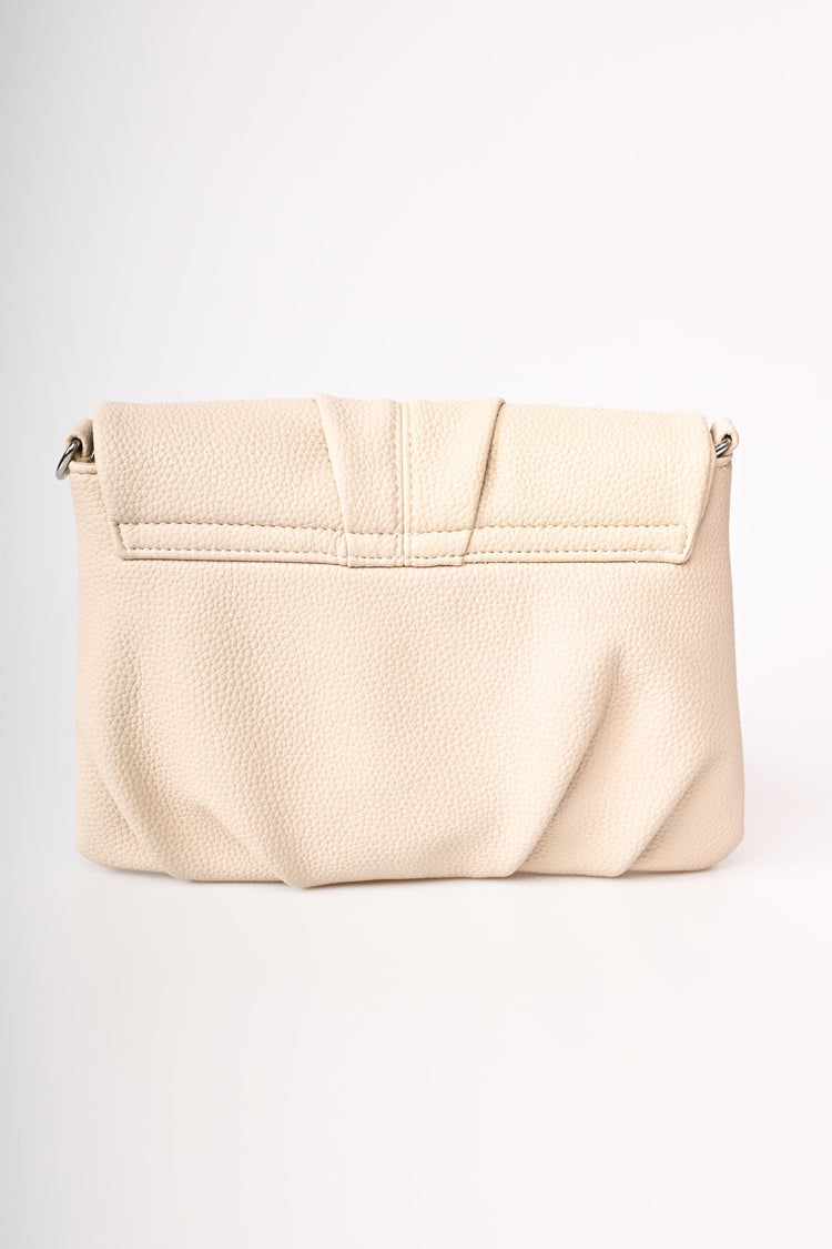 Borsa in similpelle martellata