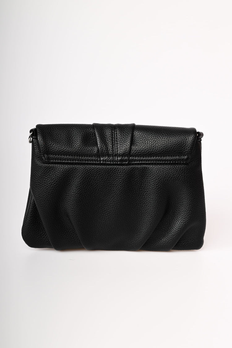 Borsa in similpelle martellata