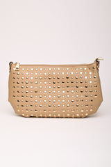 Borsa a spalla con borchie