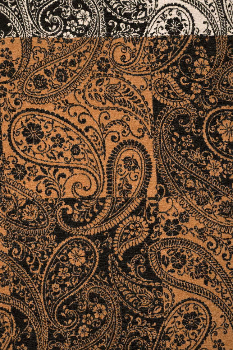 Sciarpa a motivo paisley check