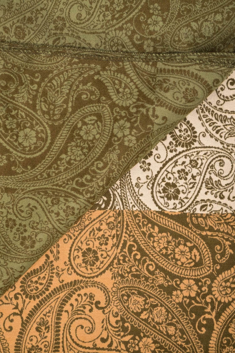 Sciarpa a motivo paisley check