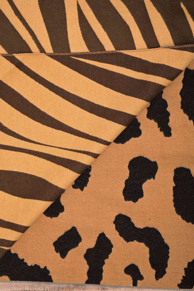 Sciarpa a motivo zebra & leo