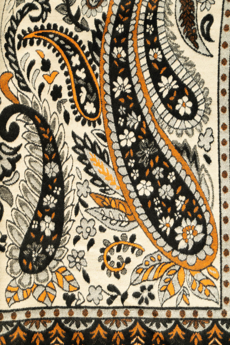 Sciarpa con motivo paisley multicolor