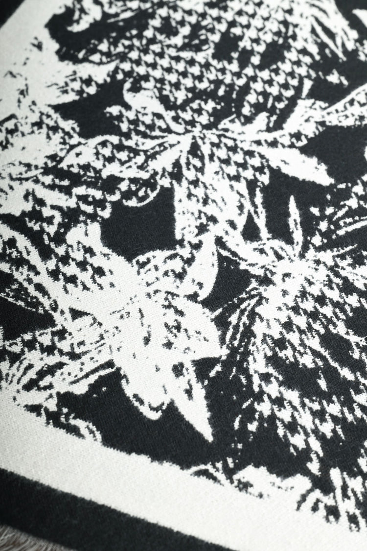 Sciarpa fiore sfumato