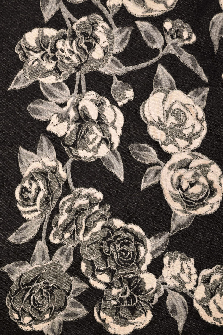 Sciarpa in jacquard a rose