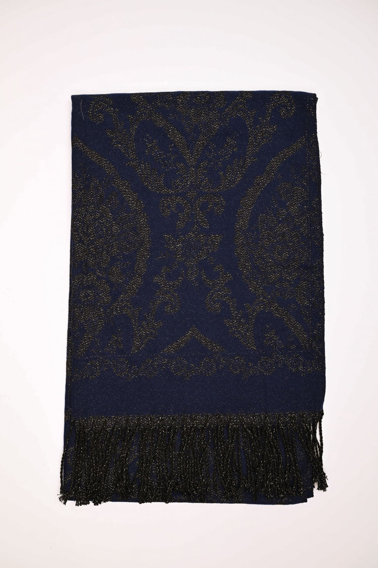 Sciarpa in jacquard floreale