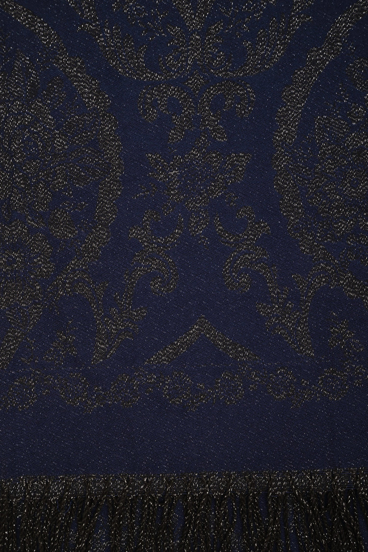 Sciarpa in jacquard floreale