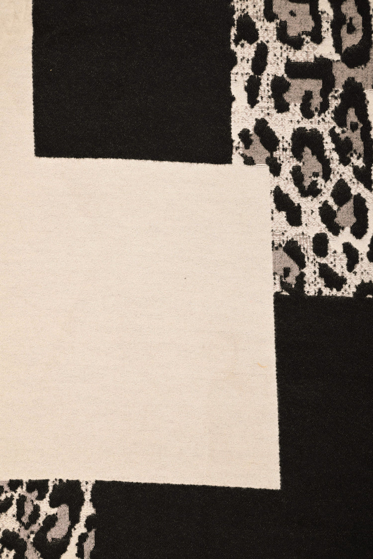 Sciarpa animalier patchwork
