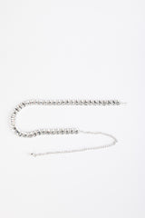 Cintura a catenella con strass