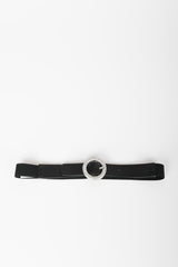 Cintura elastica con fibbia tonda