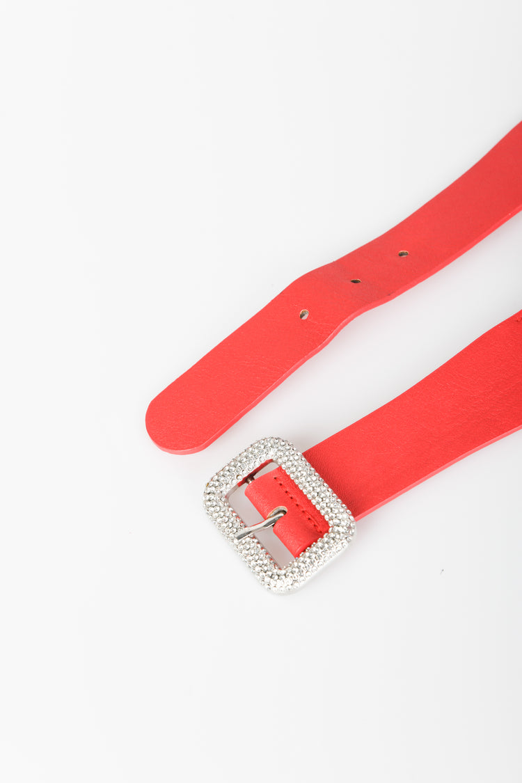 Cintura elastica con fibbia squadrata